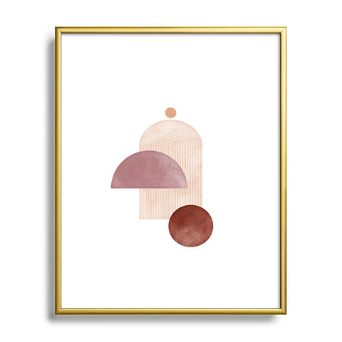 DorisciciArt Cloud rainbow Metal Framed Art Print