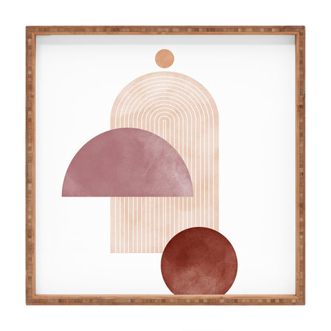 DorisciciArt Cloud rainbow Square Tray