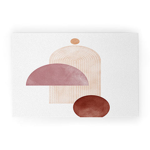 DorisciciArt Cloud rainbow Welcome Mat