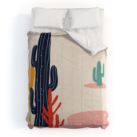 DorisciciArt desert plant Comforter
