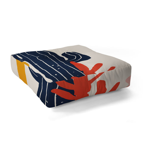 DorisciciArt desert plant Floor Pillow Square