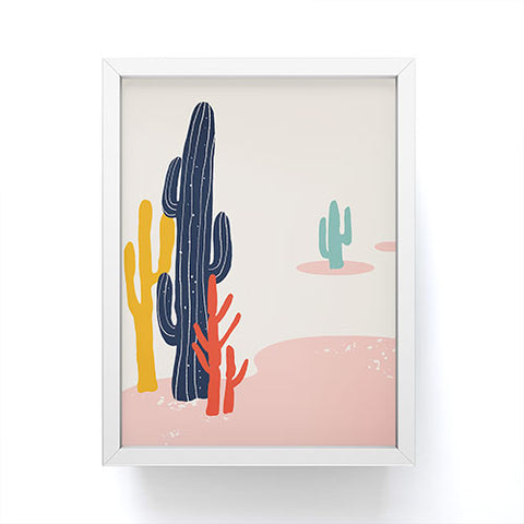 DorisciciArt desert plant Framed Mini Art Print