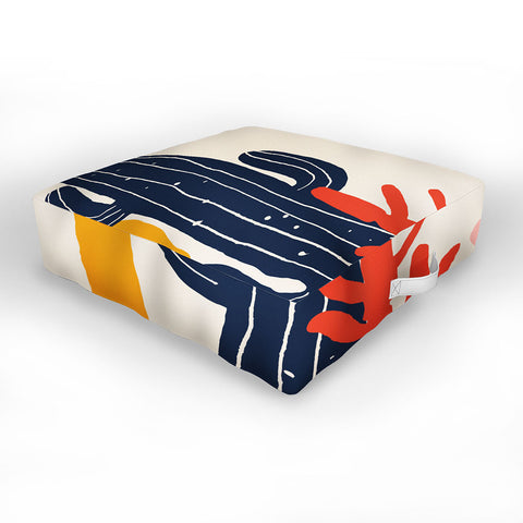 DorisciciArt desert plant Outdoor Floor Cushion