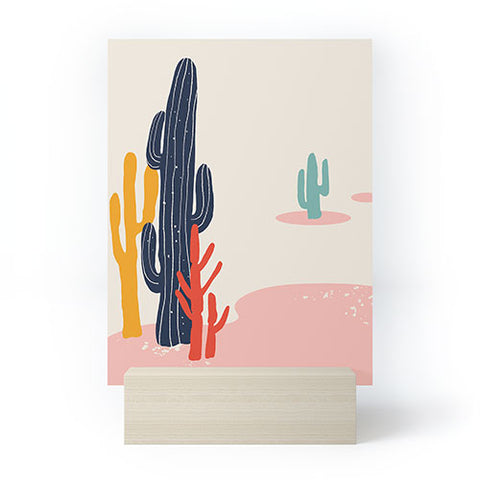 DorisciciArt desert plant Mini Art Print