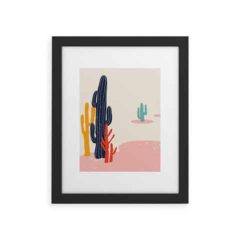 DorisciciArt desert plant Framed Art Print
