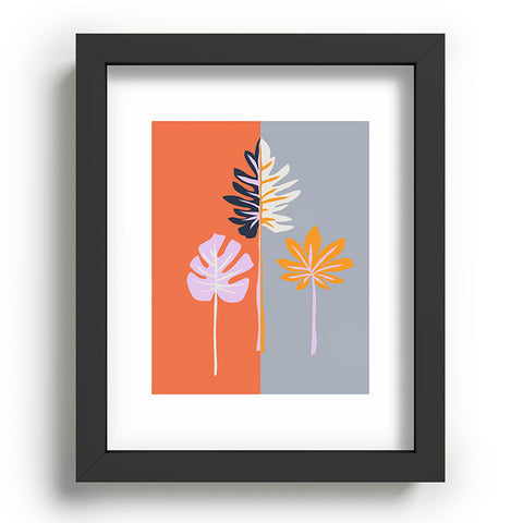 DorisciciArt Doublesided leaves Recessed Framing Rectangle