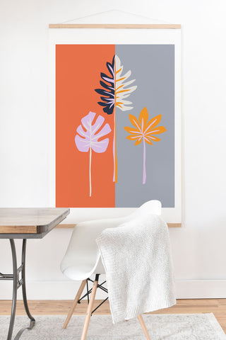 DorisciciArt Doublesided leaves Art Print And Hanger