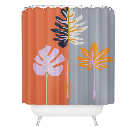 DorisciciArt Doublesided leaves Shower Curtain