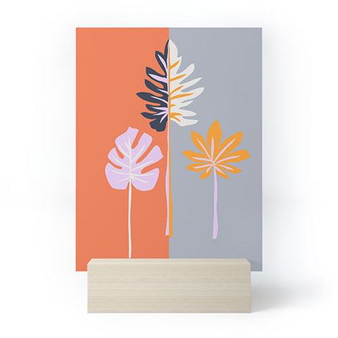 DorisciciArt Doublesided leaves Mini Art Print