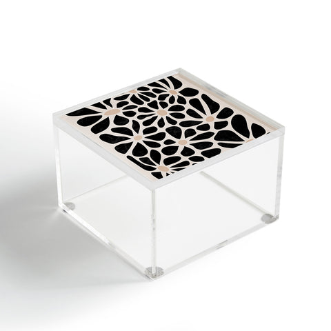 DorisciciArt Mid Century Modern Floral A Acrylic Box