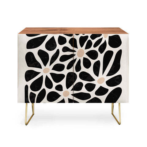 DorisciciArt Mid Century Modern Floral A Credenza