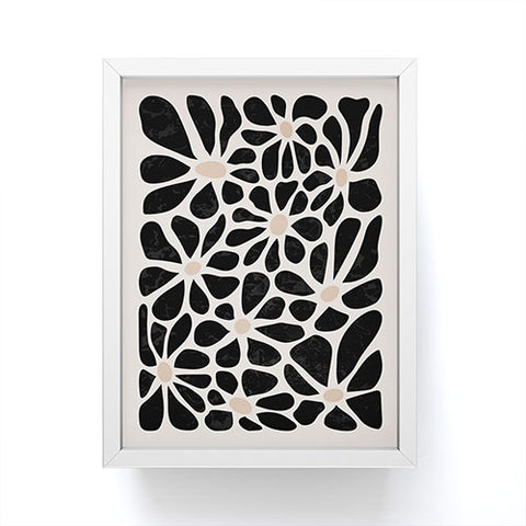 DorisciciArt Mid Century Modern Floral A Framed Mini Art Print