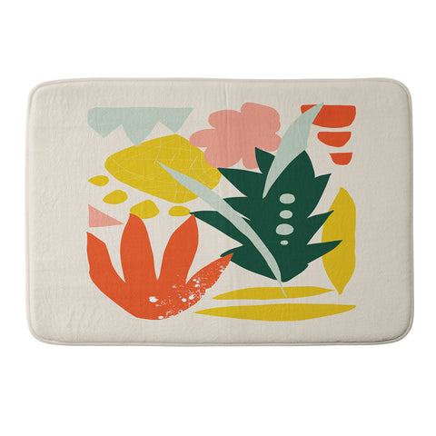 DorisciciArt Summer experience Memory Foam Bath Mat