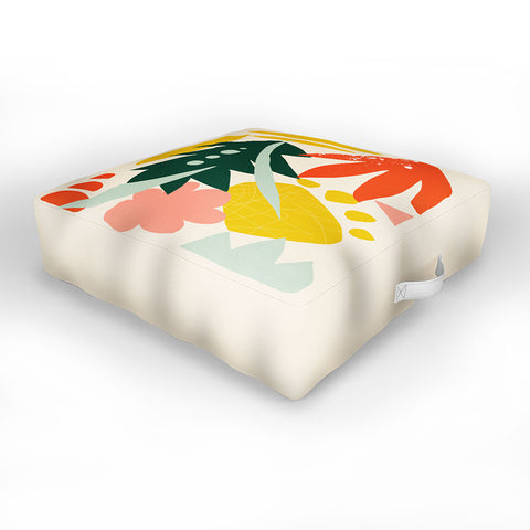 DorisciciArt Summer experience Outdoor Floor Cushion