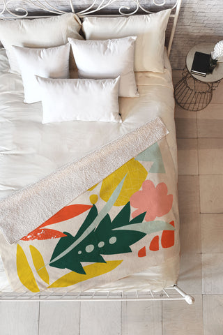 DorisciciArt Summer experience Fleece Throw Blanket