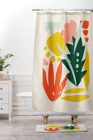 DorisciciArt Summer experience Shower Curtain And Mat