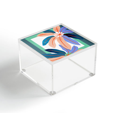 DorisciciArt tropical plants Acrylic Box