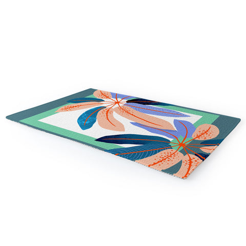 DorisciciArt tropical plants Area Rug