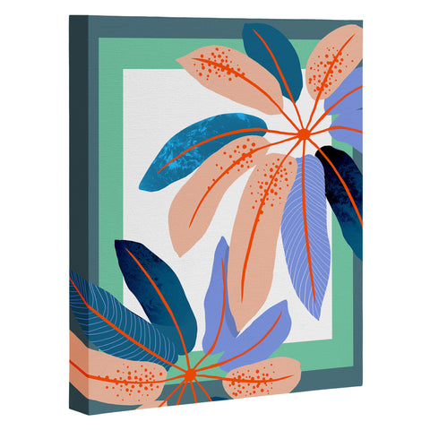 DorisciciArt tropical plants Art Canvas