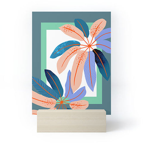 DorisciciArt tropical plants Mini Art Print