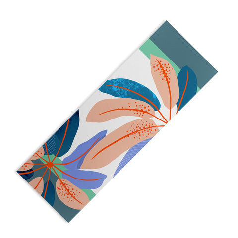 DorisciciArt tropical plants Yoga Mat