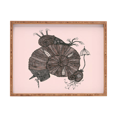 Duane Hosein And So Loneliness Rectangular Tray