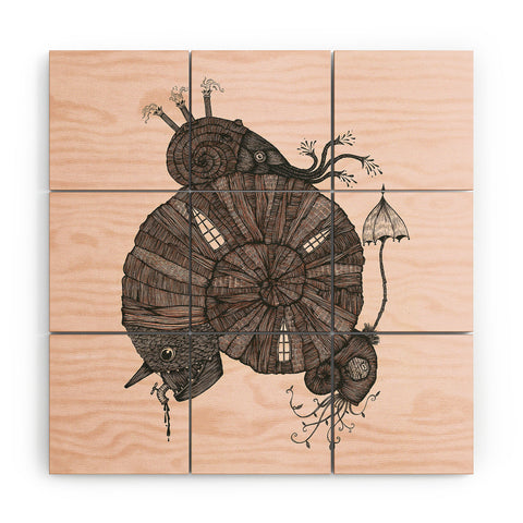 Duane Hosein And So Loneliness Wood Wall Mural