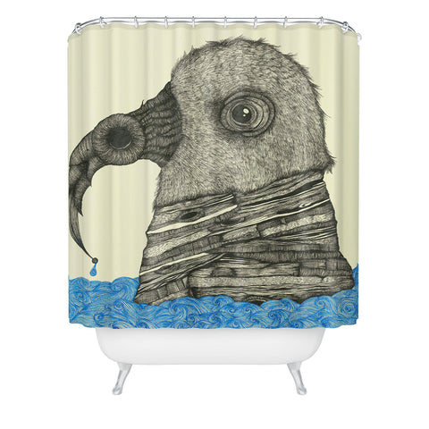 Duane Hosein One Night The Raven Shower Curtain