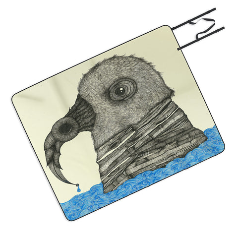 Duane Hosein One Night The Raven Picnic Blanket