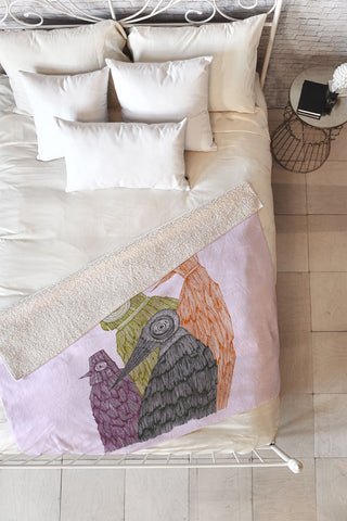 Duane Hosein We Will Never Judge Fleece Throw Blanket