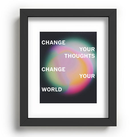 DuckyB Change Your World Recessed Framing Rectangle