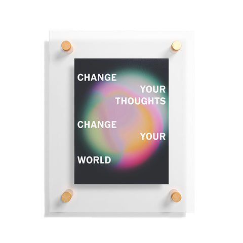 DuckyB Change Your World Floating Acrylic Print