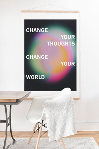 DuckyB Change Your World Art Print And Hanger