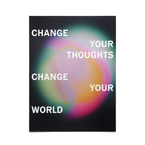 DuckyB Change Your World Poster