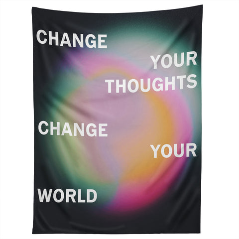DuckyB Change Your World Tapestry
