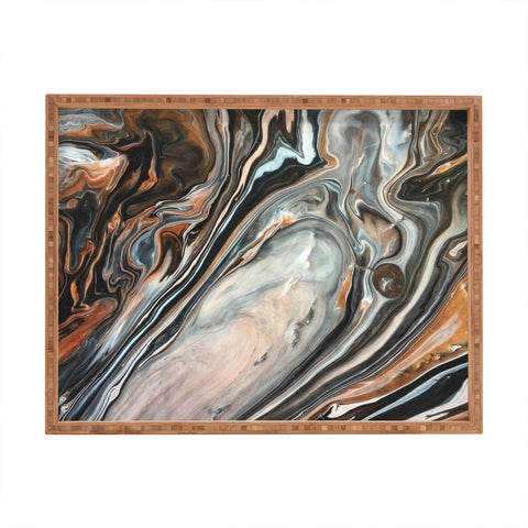 DuckyB Copper and Stone Rectangular Tray