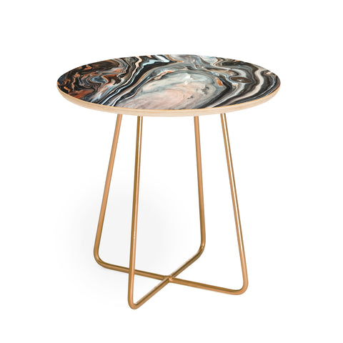 DuckyB Copper and Stone Round Side Table