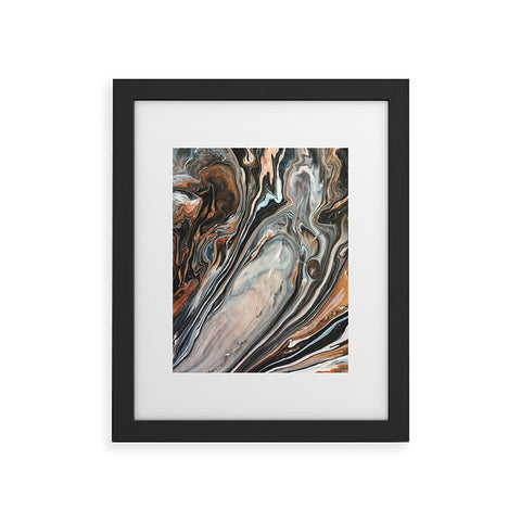 DuckyB Copper and Stone Framed Art Print