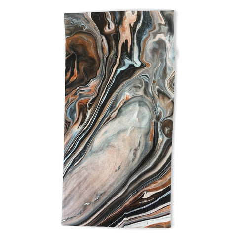 DuckyB Copper and Stone Beach Towel