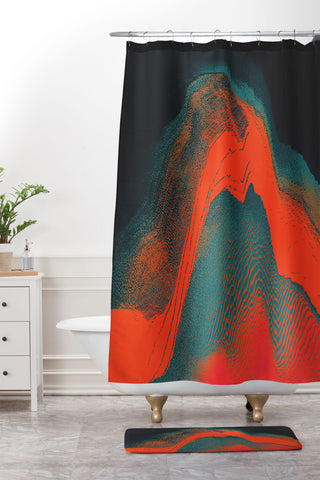 DuckyB Idiosyncrasy Shower Curtain And Mat