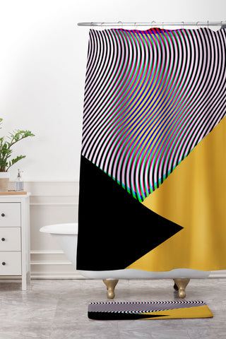 DuckyB LCDLSD Shower Curtain And Mat