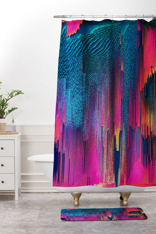 DuckyB Party Puke Shower Curtain And Mat