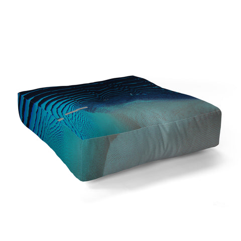 DuckyB Ripples I Floor Pillow Square