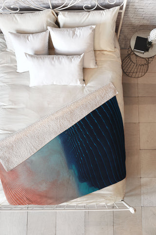 DuckyB Ripples I Fleece Throw Blanket