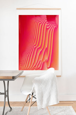 DuckyB Sorbet Melt Art Print And Hanger