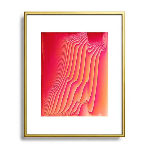 DuckyB Sorbet Melt Metal Framed Art Print
