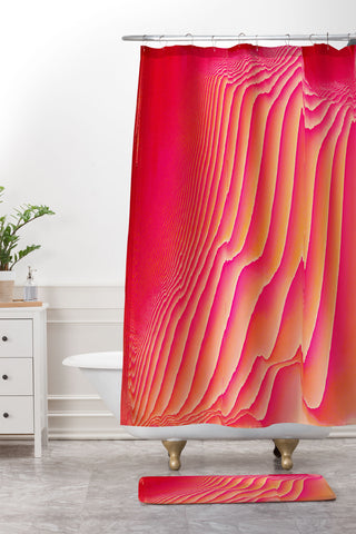 DuckyB Sorbet Melt Shower Curtain And Mat