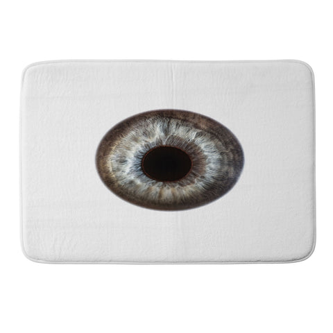 Elena Kulikova Eye See Blue Sky Memory Foam Bath Mat