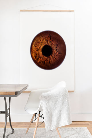 Elena Kulikova Eye See Brown Art Print And Hanger