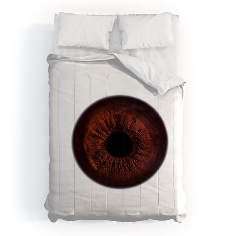 Elena Kulikova Eye See Dark Brown Comforter